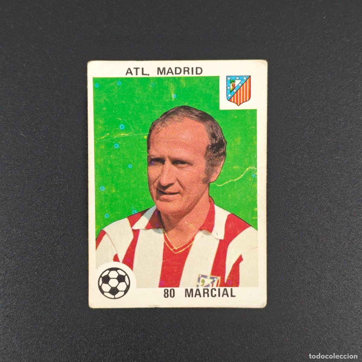 Figurine di Calcio: CROMO LIGA ESPA&Ntilde;OLA MAGA 80 MARCIAL ATLETICO MADRID NUNCA PEGADO SIN PEGAR 78 79 1978 1979 RA526