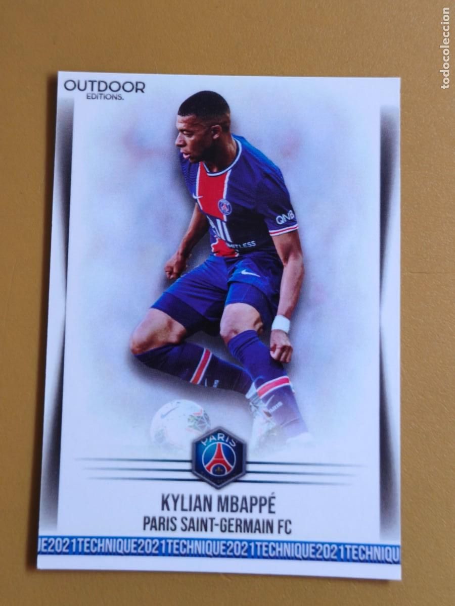 Cromos de F&uacute;tbol: mbappe, card outdoor editions 2021