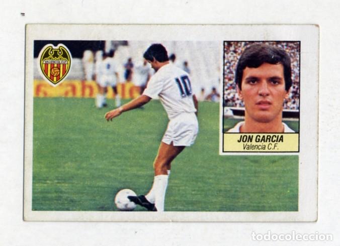 Cromos de F&uacute;tbol: LIGA 84 85 1984 1985 FICHAJE 37 JON GARCIA DESPEGADO CON LIGERAS MARCAS