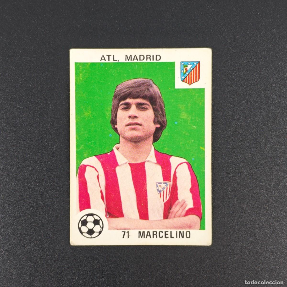 Figurine di Calcio: CROMO LIGA ESPA&Ntilde;OLA MAGA 71 MARCELINO ATLETICO MADRID NUNCA PEGADO SIN PEGAR 78 79 1978 1979 RA526