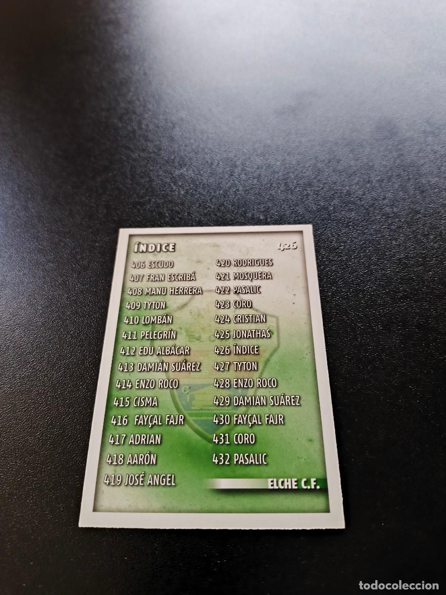 Figurine di Calcio: 426 indice ELCHE MUNDICROMO LIGA 2014 2015 14 15 NO PANINI ESTE