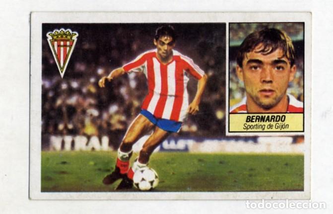 Cromos de F&uacute;tbol: LIGA 84 85 1984 1985 FICHAJE 38 BERNARDO DESPEGADO CON LIGERAS MARCAS