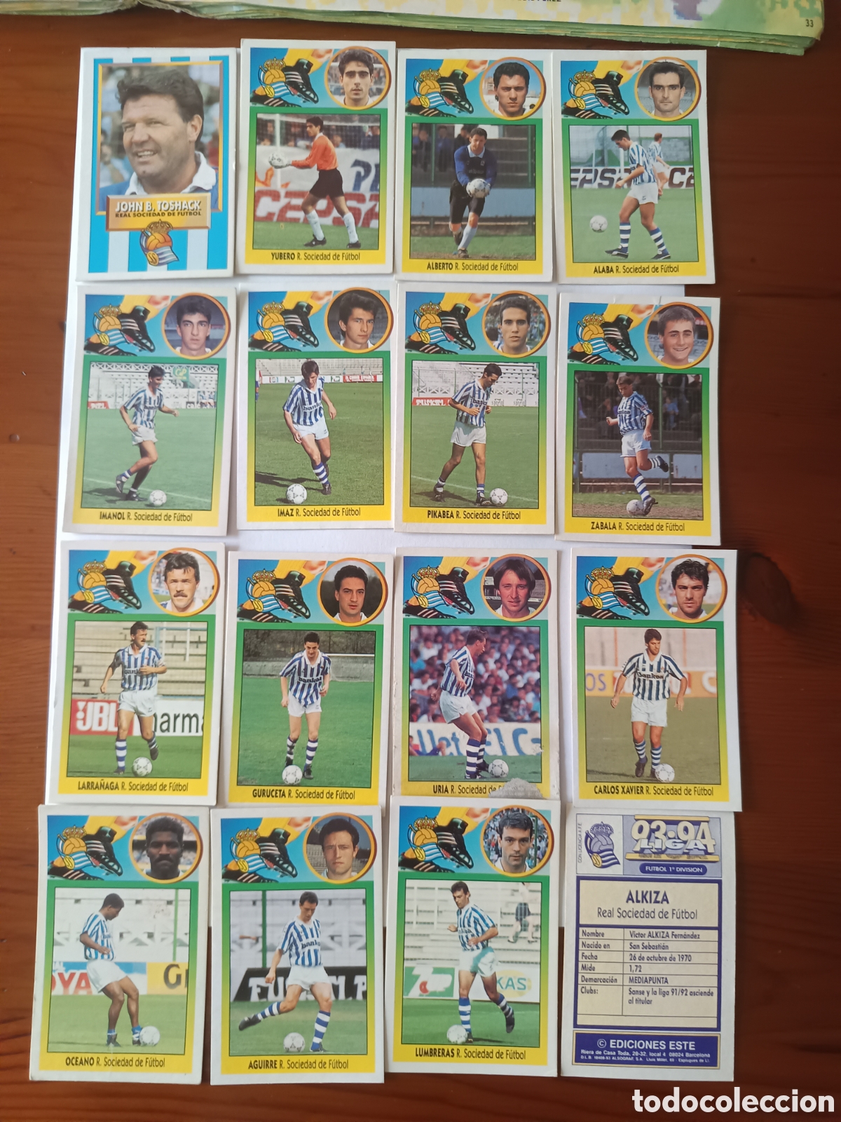 Cromos de Futebol: Cromos futbol a&ntilde;o 93-94