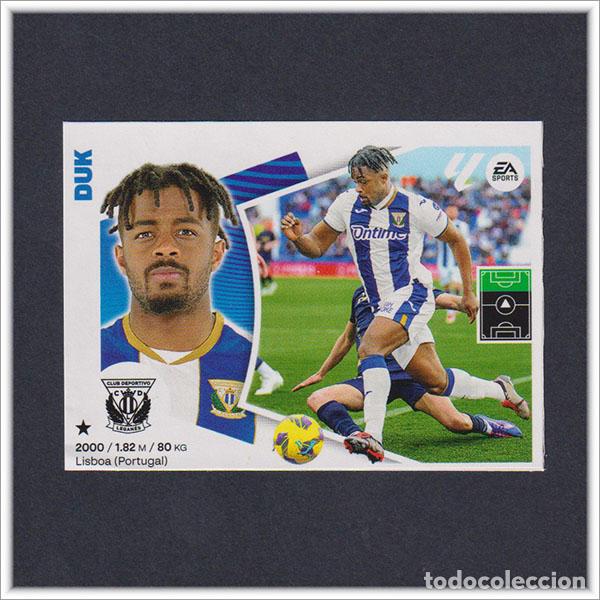 Figurine di Calcio: LIGA ESTE 2024 2025 24 25 PANINI DUK 28 FICHAJE MERCADO INVIERNO LEGAN&Eacute;S COLECCI&Oacute;N ALBUM