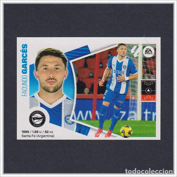 Figurine di Calcio: LIGA ESTE 2024 2025 24 25 PANINI GARC&Eacute;S 1 FICHAJE MERCADO INVIERNO ALAV&Eacute;S COLECCI&Oacute;N ALBUM