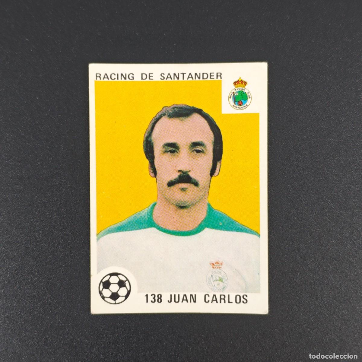 Football Stickers: CROMO LIGA MAGA 138 JUAN CARLOS RACING SANTANDER NUNCA PEGADO SIN PEGAR 78 79 1978 1979 RA526