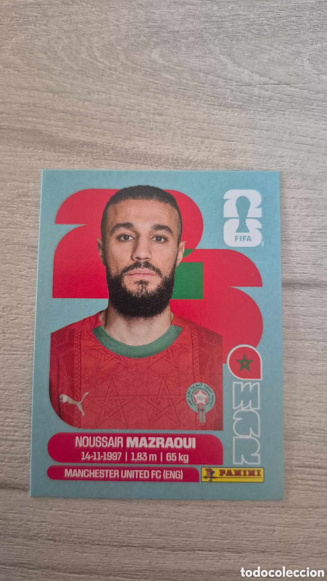 Fu&szlig;ball-Sticker: MAR5 Mazraoui FIFA World Cup 2026