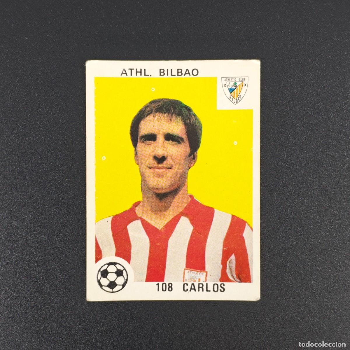 Cromos de F&uacute;tbol: CROMO LIGA ESPA&Ntilde;OLA MAGA 108 CARLOS ATHLETIC BILBAO NUNCA PEGADO SIN PEGAR 78 79 1978 1979 RA526
