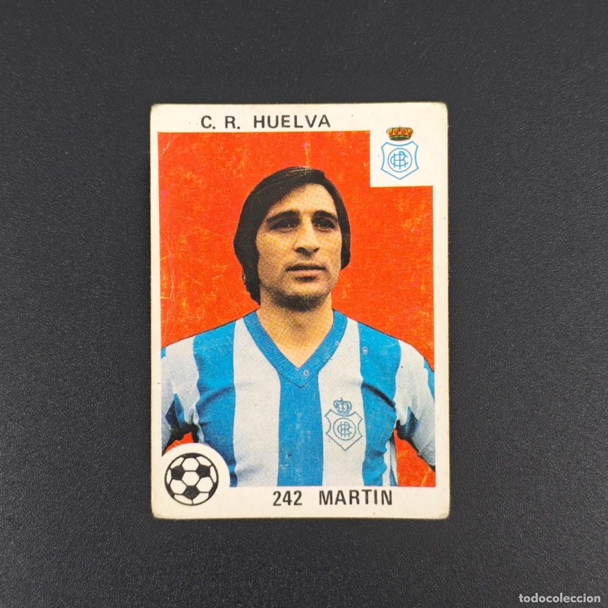 Figurine di Calcio: CROMO LIGA ESPA&Ntilde;OLA MAGA 242 MARTIN RECREATIVO HUELVA NUNCA PEGADO SIN PEGAR 78 79 1978 1979 RA526