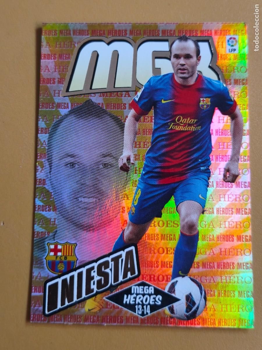 Figurine di Calcio: iniesta, 2013 14 heroes