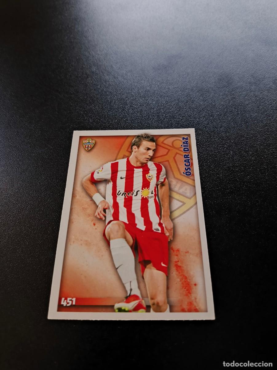 Cromos de F&uacute;tbol: 451 &Oacute;scar D&iacute;az BAJA ALMERIA MUNDICROMO LIGA 2014 2015 14 15 NO PANINI ESTE