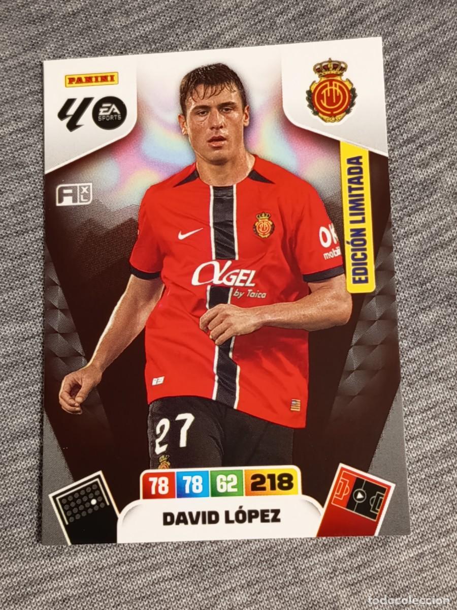 Cromos de F&uacute;tbol: Adrenalyn XL 2025 2026 25 26 Card DAVID LOPEZ EDICI&Oacute;N LIMITADA MALLORCA nuevo