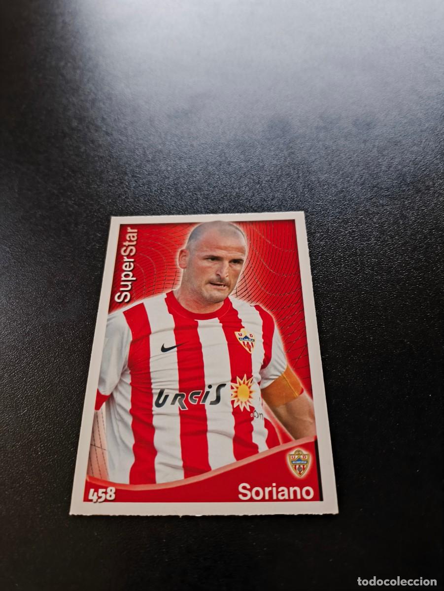 Cromos de F&uacute;tbol: 458 Soriano SUPERSTAR MATE ALMERIA MUNDICROMO LIGA 2014 2015 14 15 NO PANINI ESTE