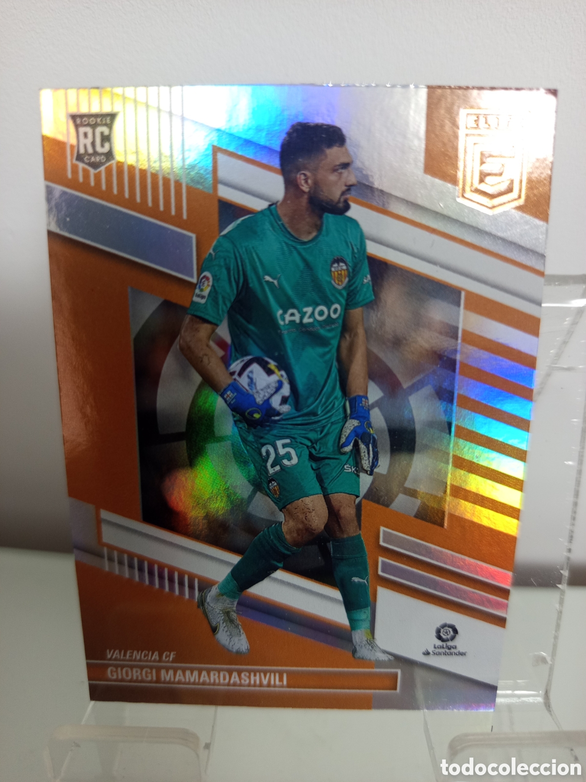 Fu&szlig;ball-Sticker: ❇️ CROMO ⚽ CARD MAMARDASHVILI VALENCIA 222 22 23 2022 2023 ROOKIE CARD ELITE DONRUSS ❇️