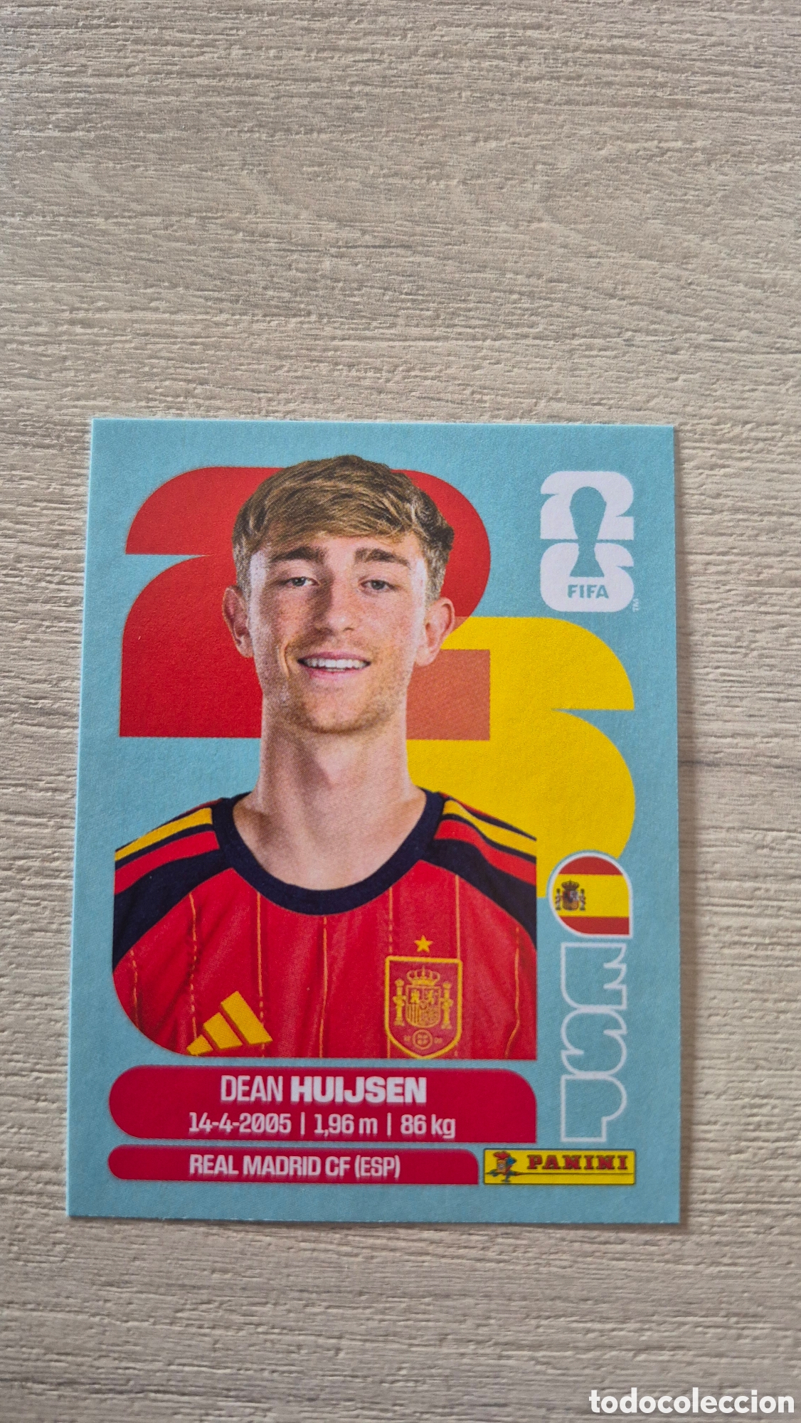 Fu&szlig;ball-Sticker: ESP5 Huijsen FIFA World Cup 2026