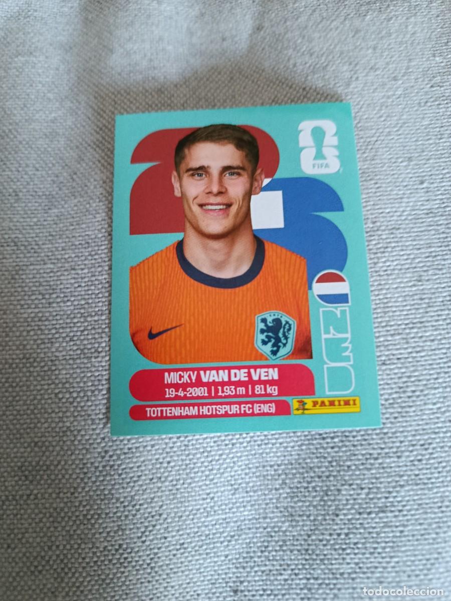 Cromos de F&uacute;tbol: Panini Mundial 2026 Estados Unidos-Mexico. 4- Van De Ven. Pa&iacute;ses Bajos. Nunca pegado.