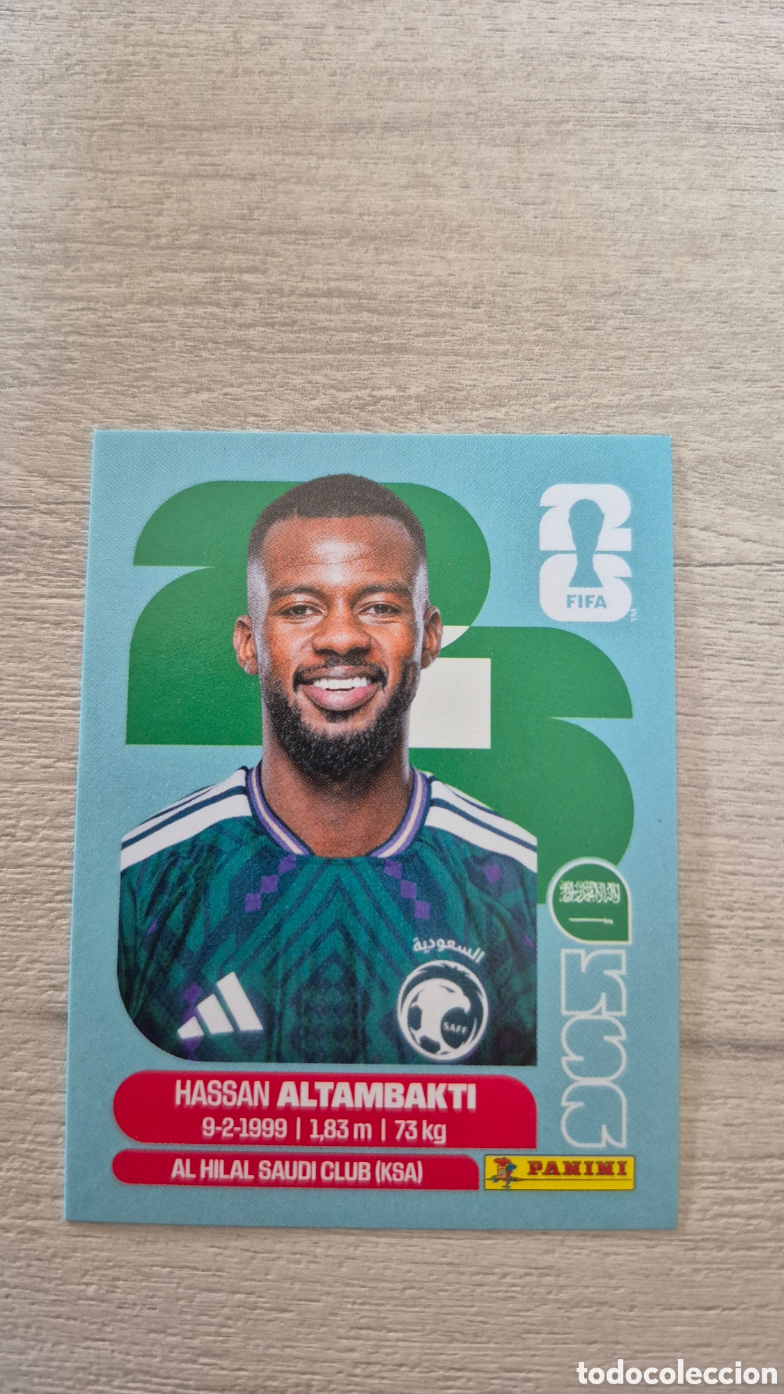 Cromos de F&uacute;tbol: KSA8 Altambakti FIFA World Cup 2026