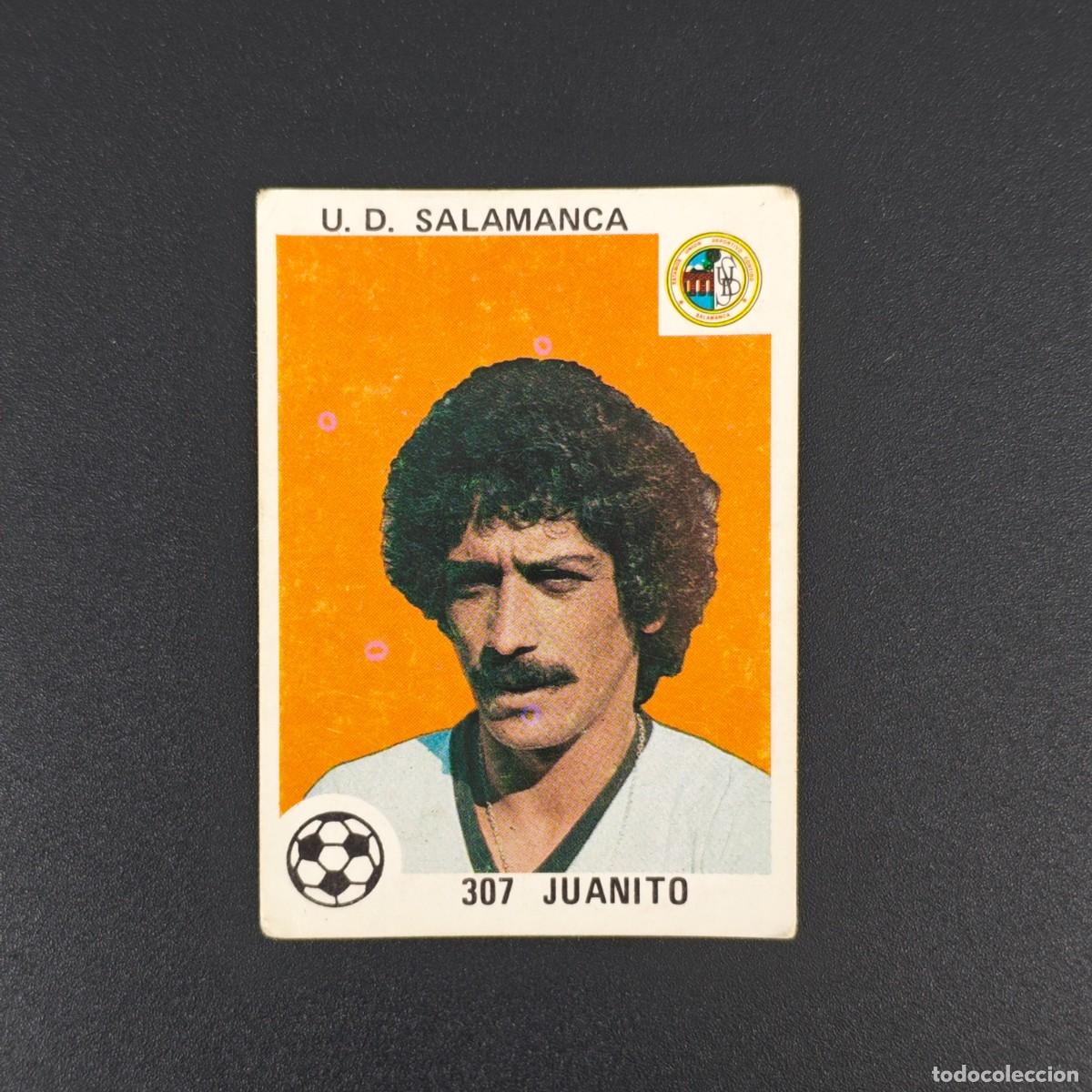 Cromos de F&uacute;tbol: CROMO LIGA ESPA&Ntilde;OLA MAGA 307 JUANITO U. D. SALAMANCA NUNCA PEGADO SIN PEGAR 78 79 1978 1979 RA526