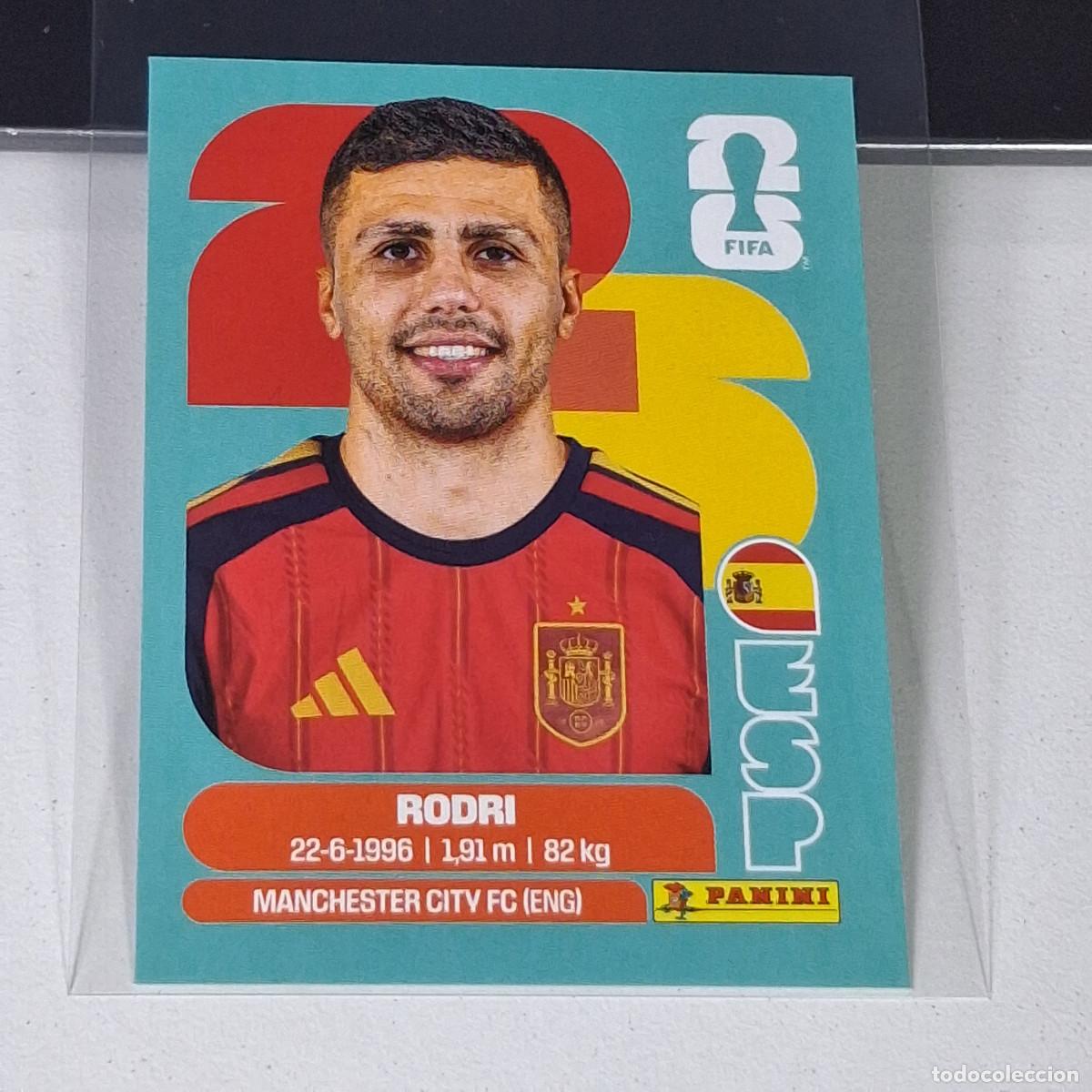 Cromos de F&uacute;tbol: B7 ESP 10 ESP10 RODRI ESPA&Ntilde;A SPAIN ESP MUNDIAL FIFA WORLD CUP 2026 STICKER PANINI