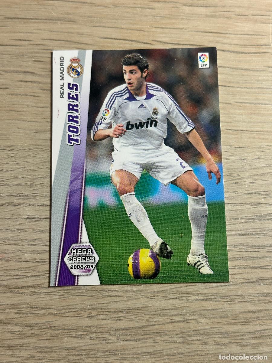 Cromos de F&uacute;tbol: 153 TORRES REAL MADRID MEGACRACKS LIGA 2008 2009 PANINI 08 09