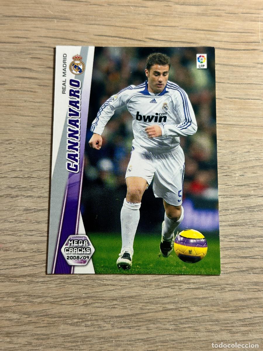 Cromos de F&uacute;tbol: 149 CANNAVARO REAL MADRID MEGACRACKS LIGA 2008 2009 PANINI 08 09