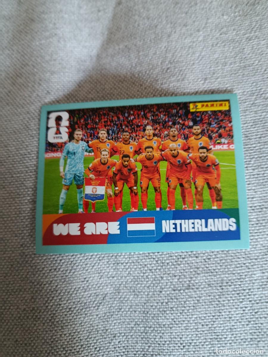 Cromos de F&uacute;tbol: Panini Mundial 2026 Estados Unidos-Mexico. 13- Alineaci&oacute;n. Pa&iacute;ses Bajos. Nunca pegado.