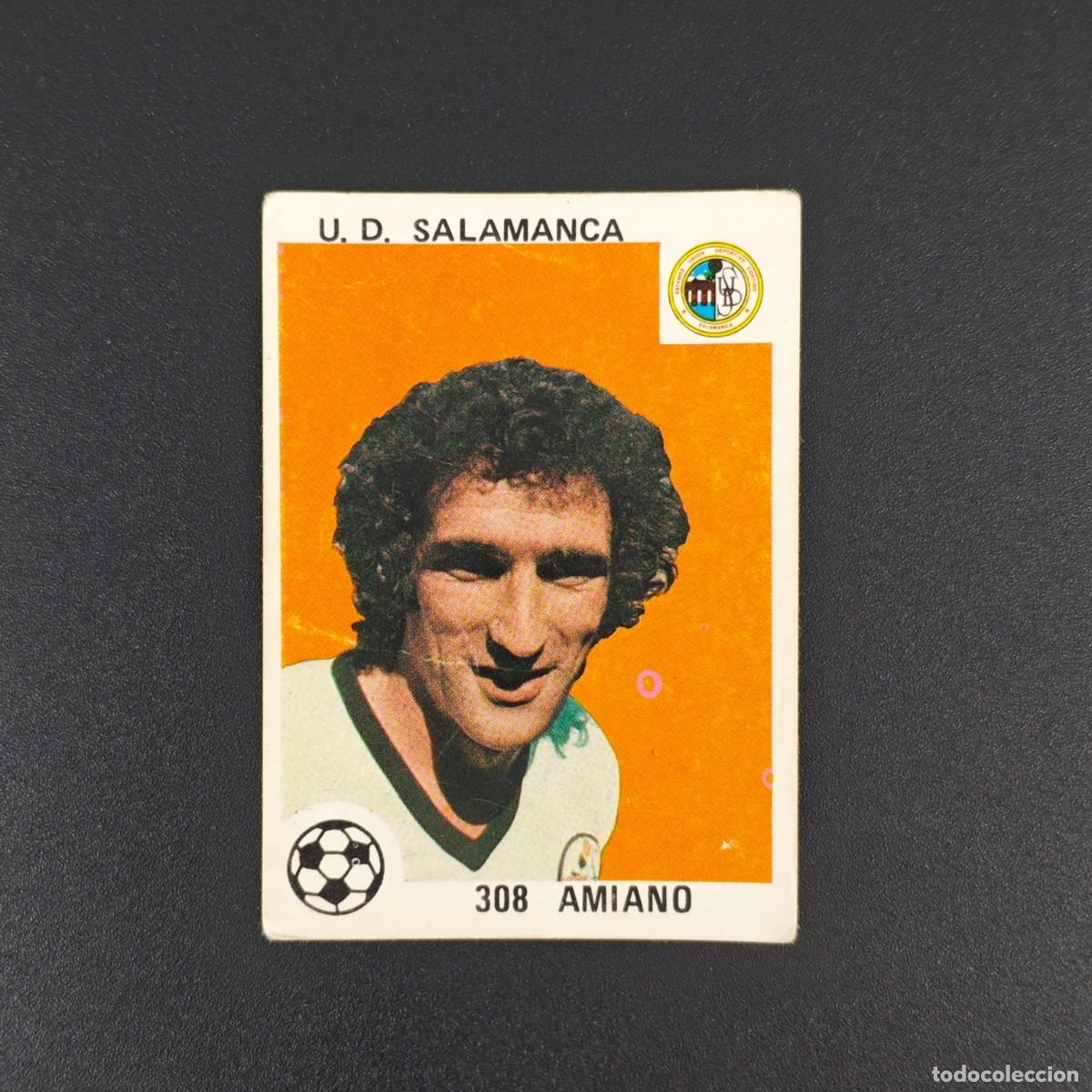 Cromos de F&uacute;tbol: CROMO LIGA ESPA&Ntilde;OLA MAGA 308 AMIANO U. D. SALAMANCA NUNCA PEGADO SIN PEGAR 78 79 1978 1979 RA526