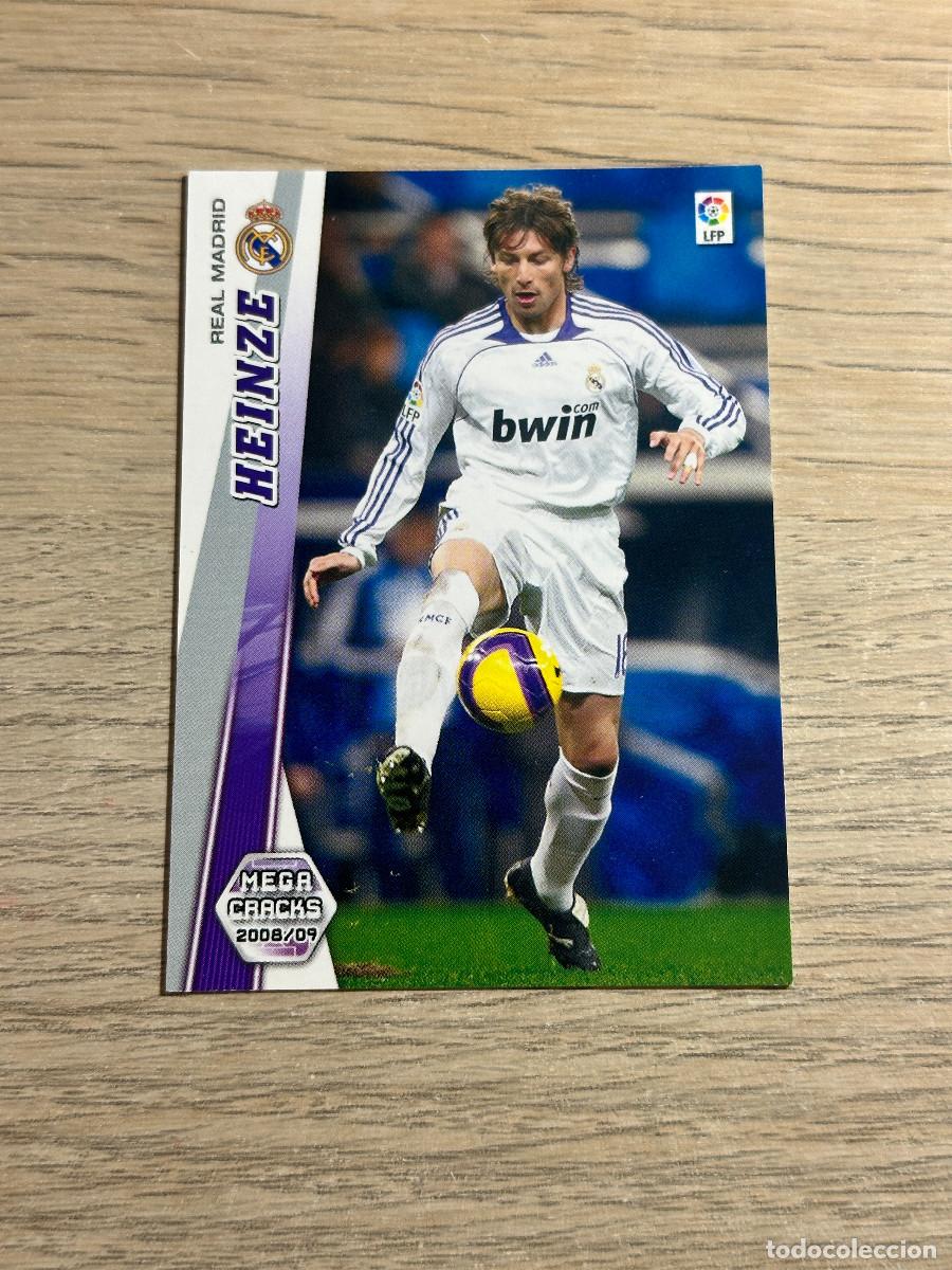 Cromos de F&uacute;tbol: 151 HEINZE REAL MADRID MEGACRACKS LIGA 2008 2009 PANINI 08 09