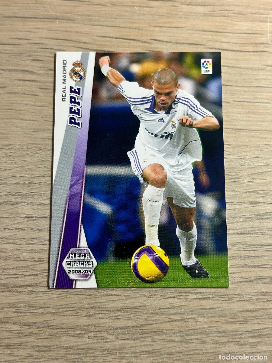 Cromos de F&uacute;tbol: 150 PEPE REAL MADRID MEGACRACKS LIGA 2008 2009 PANINI 08 09
