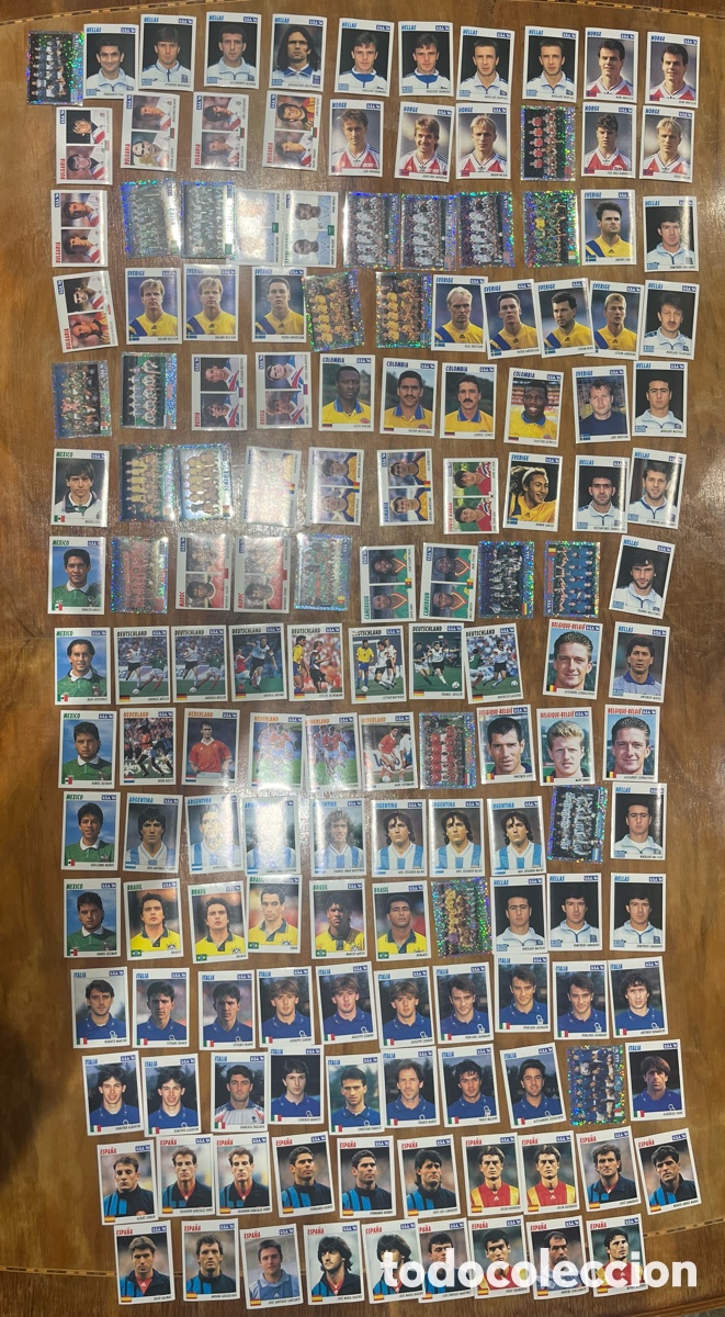 Cromos de F&uacute;tbol: 152 cromos Modena Mundial USA 94