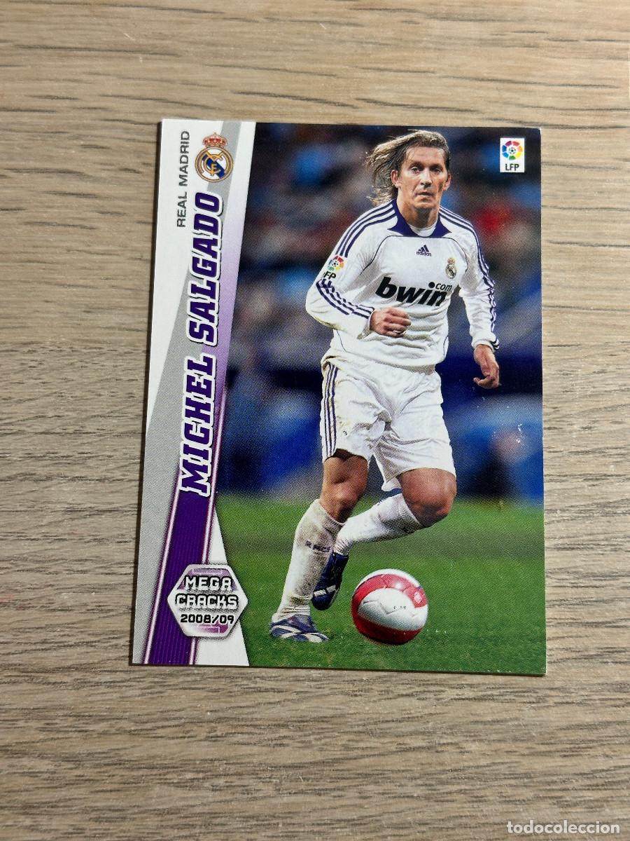 Cromos de F&uacute;tbol: 148 BIS MICHEL SALGADO REAL MADRID MEGACRACKS LIGA 2008 2009 PANINI 08 09