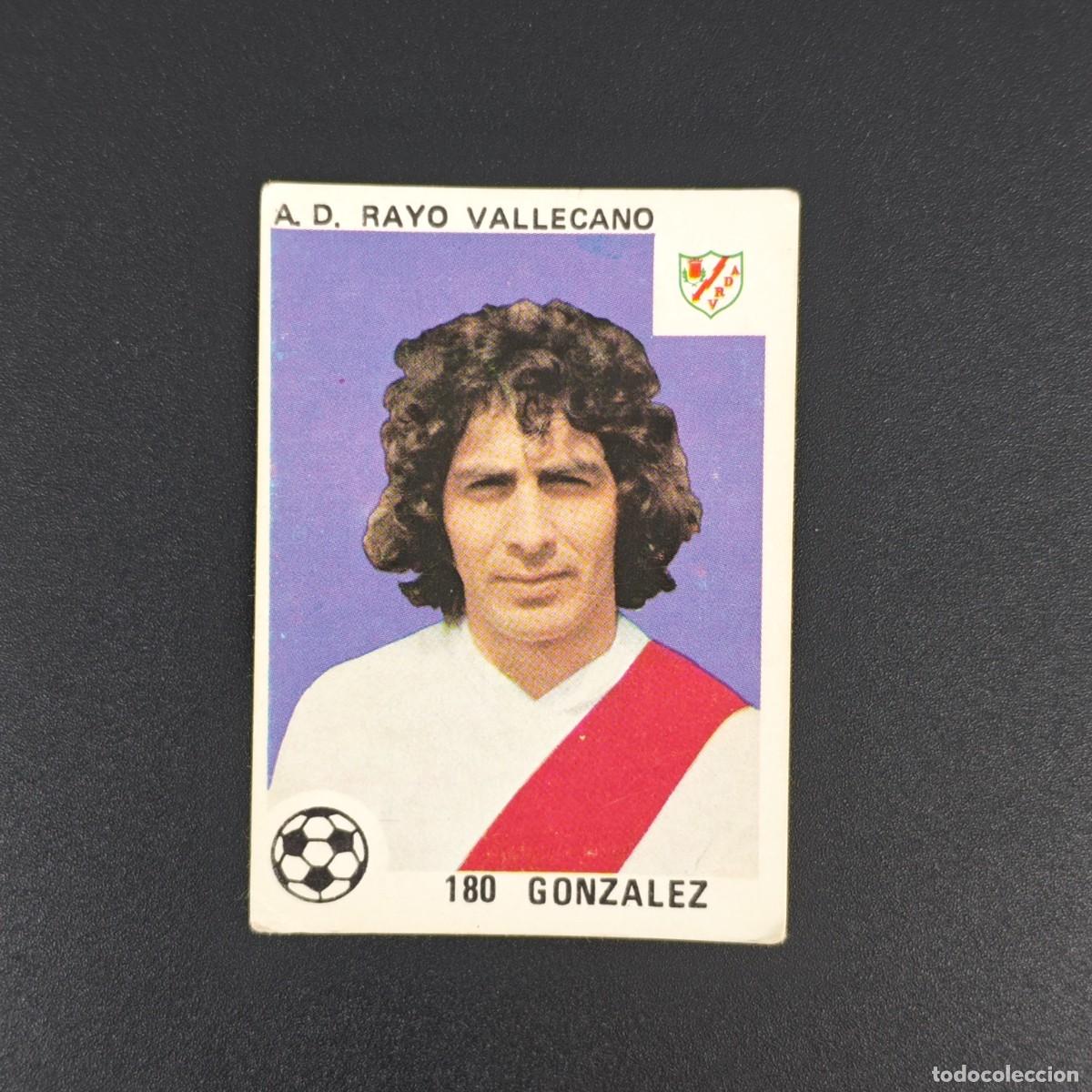 Cromos de F&uacute;tbol: CROMO LIGA ESPA&Ntilde;OLA MAGA 180 GONZALEZ RAYO VALLECANO NUNCA PEGADO SIN PEGAR 78 79 1978 1979 RA526