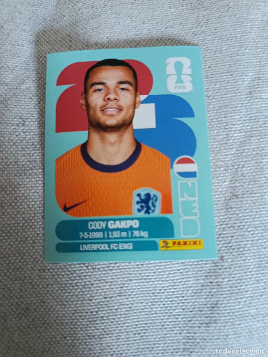 Cromos de F&uacute;tbol: Panini Mundial 2026 Estados Unidos-Mexico. 20- Gakpo. Pa&iacute;ses Bajos. Nunca pegado.