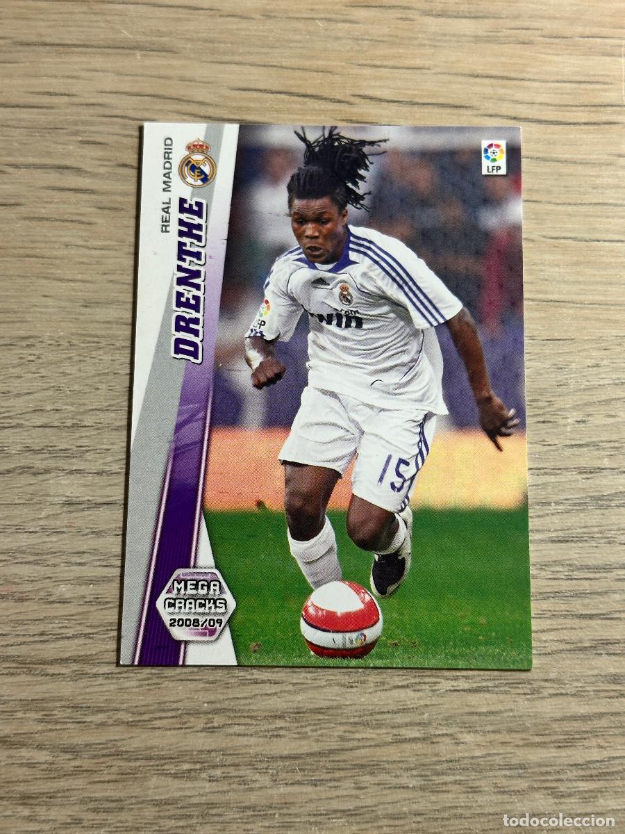 Cromos de F&uacute;tbol: 158 BIS DRENTHE REAL MADRID MEGACRACKS LIGA 2008 2009 PANINI 08 09
