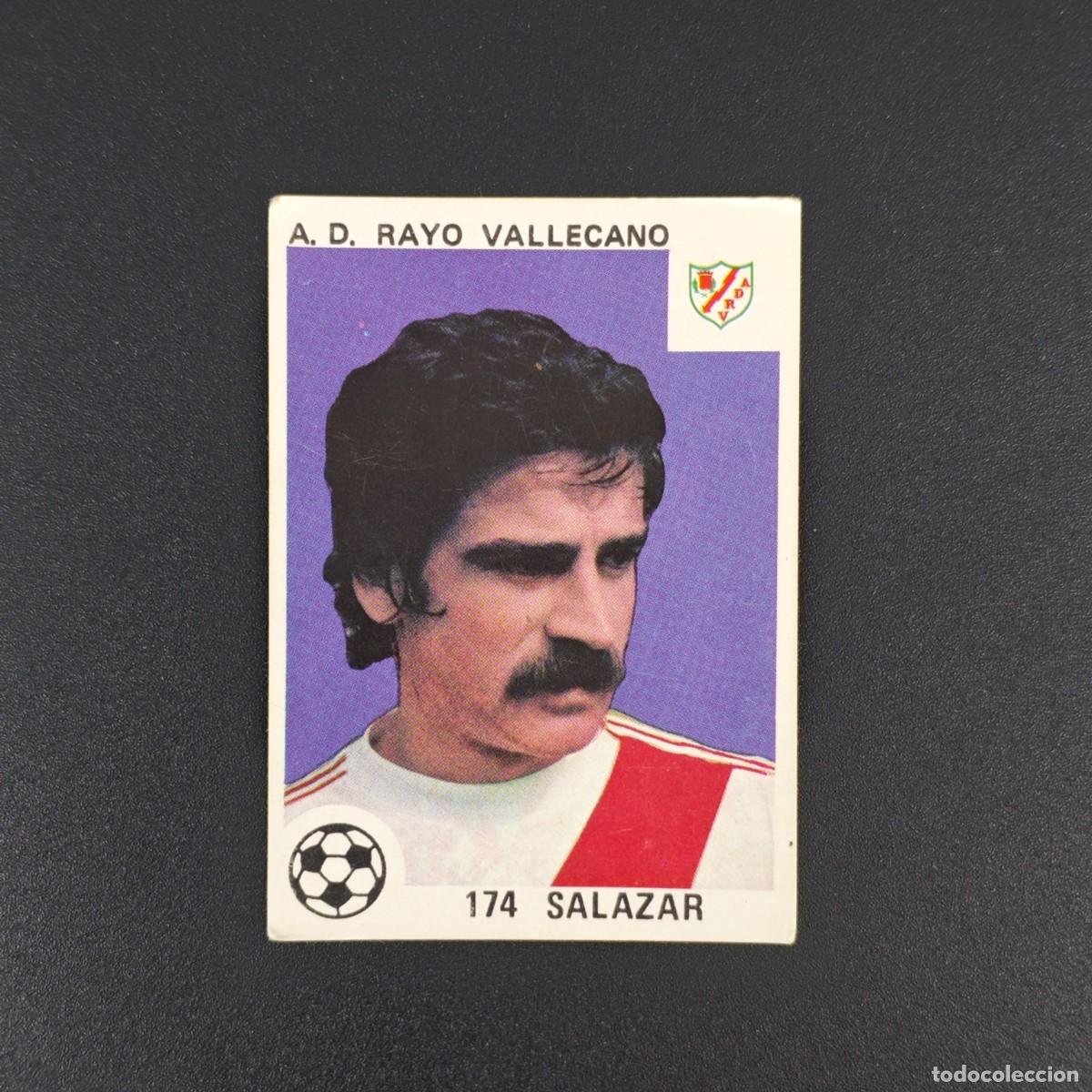Cromos de F&uacute;tbol: CROMO LIGA ESPA&Ntilde;OLA MAGA 174 SALAZAR RAYO VALLECANO NUNCA PEGADO SIN PEGAR 78 79 1978 1979 RA526