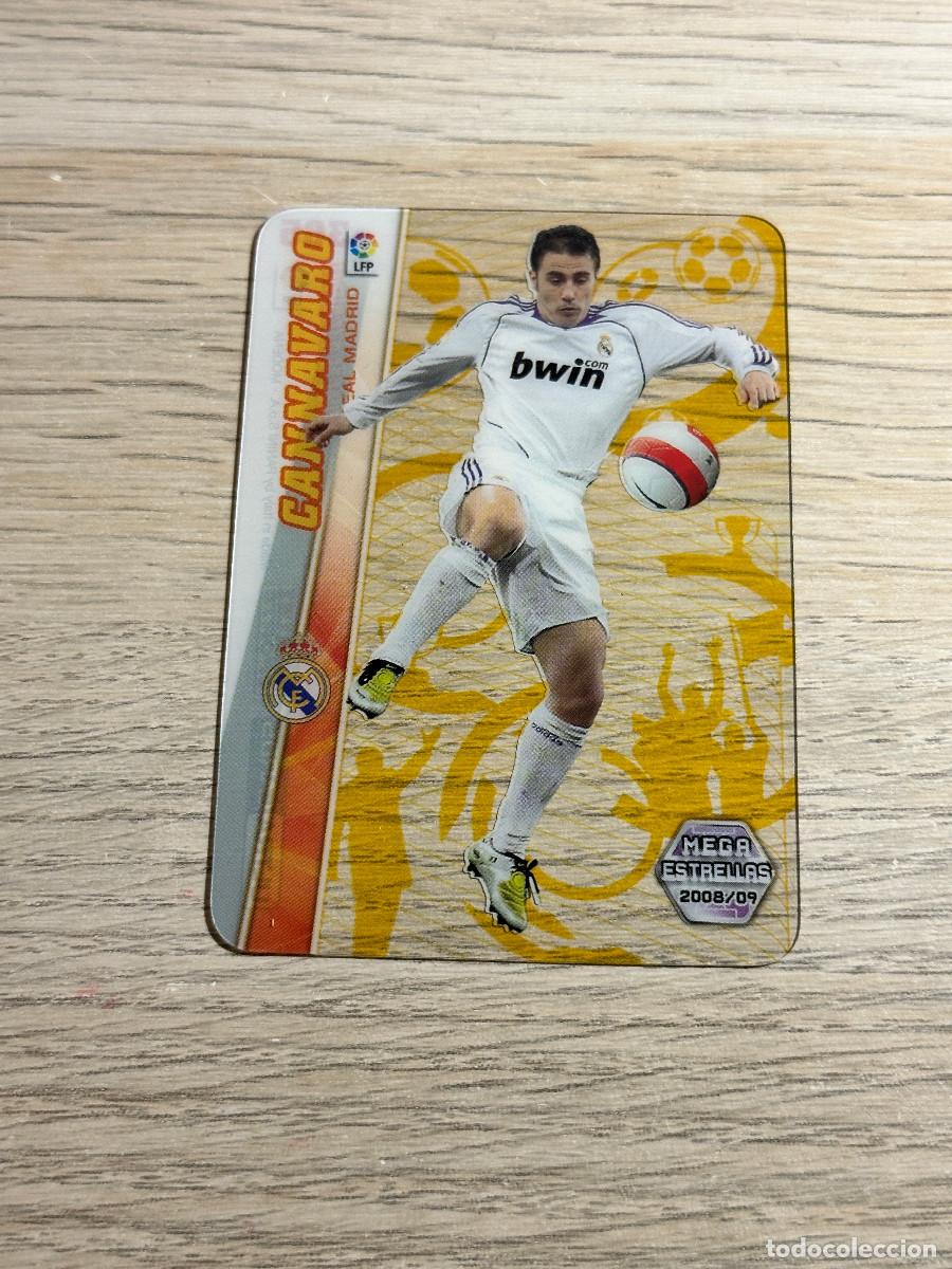 Cromos de F&uacute;tbol: 365 CANNAVARO MEGA ESTRELLAS ULTRA CARDS REAL MADRID MEGACRACKS LIGA 2008 2009 PANINI 08 09