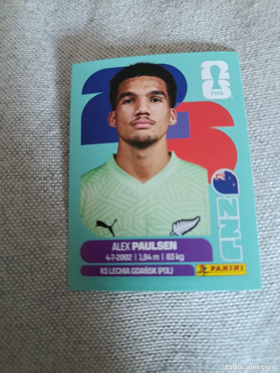 Cromos de F&uacute;tbol: Panini Mundial 2026 Estados Unidos-Mexico. 3- Paulsen. Nueva Zelanda. Nunca pegado.
