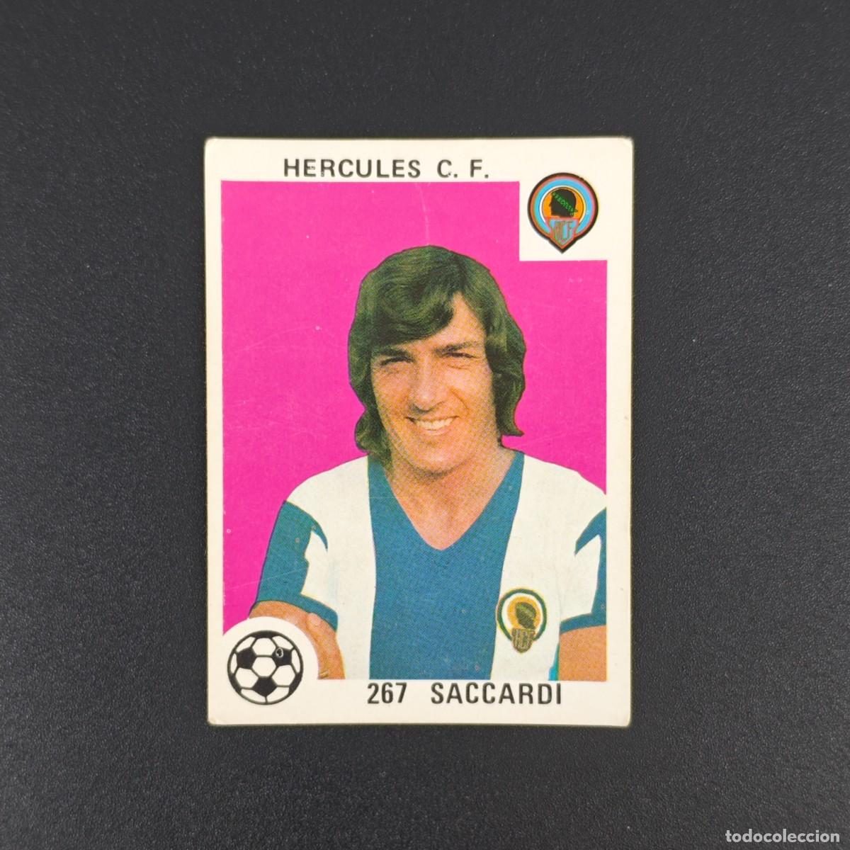 Figurine di Calcio: CROMO LIGA ESPA&Ntilde;OLA MAGA 267 SACCARDI HERCULES NUNCA PEGADO SIN PEGAR 78 79 1978 1979 RA526