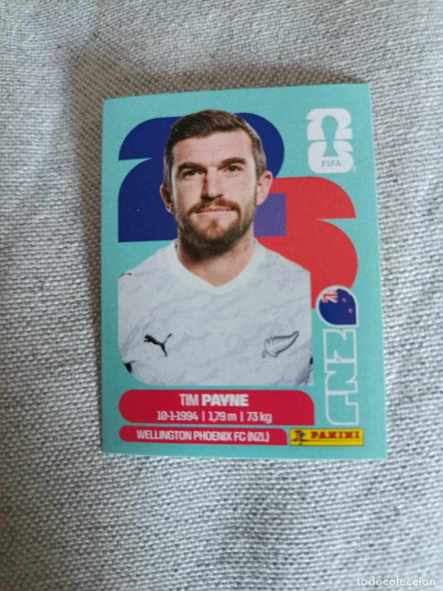 Fu&szlig;ball-Sticker: Panini Mundial 2026 Estados Unidos-Mexico. 6- Payne. Nueva Zelanda. Nunca pegado.