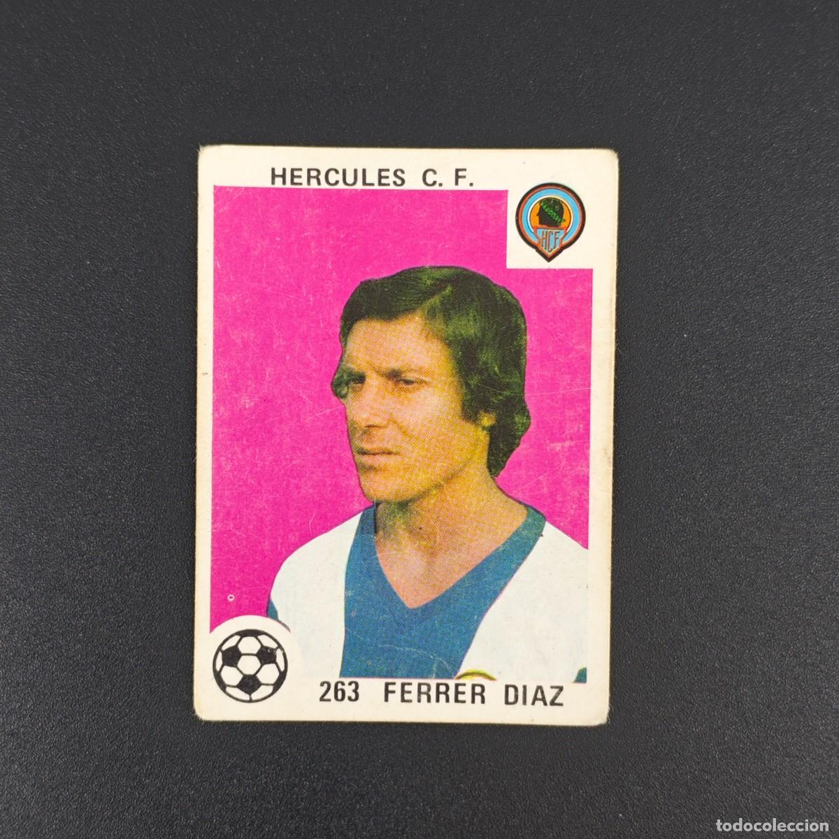 Figurine di Calcio: CROMO LIGA ESPA&Ntilde;OLA MAGA 263 FERREZ DIAZ HERCULES NUNCA PEGADO SIN PEGAR 78 79 1978 1979 RA526