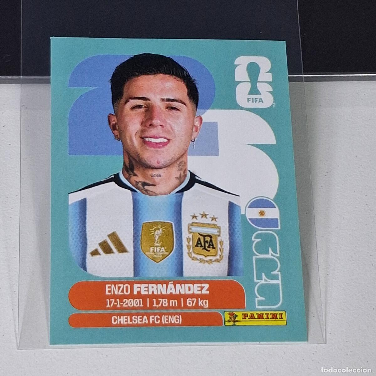 Cromos de F&uacute;tbol: B7 ARG8 ENZO FERN&Aacute;NDEZ 8 ARGENTINA ARG MUNDIAL FIFA WORLD CUP 2026 STICKER PANINI