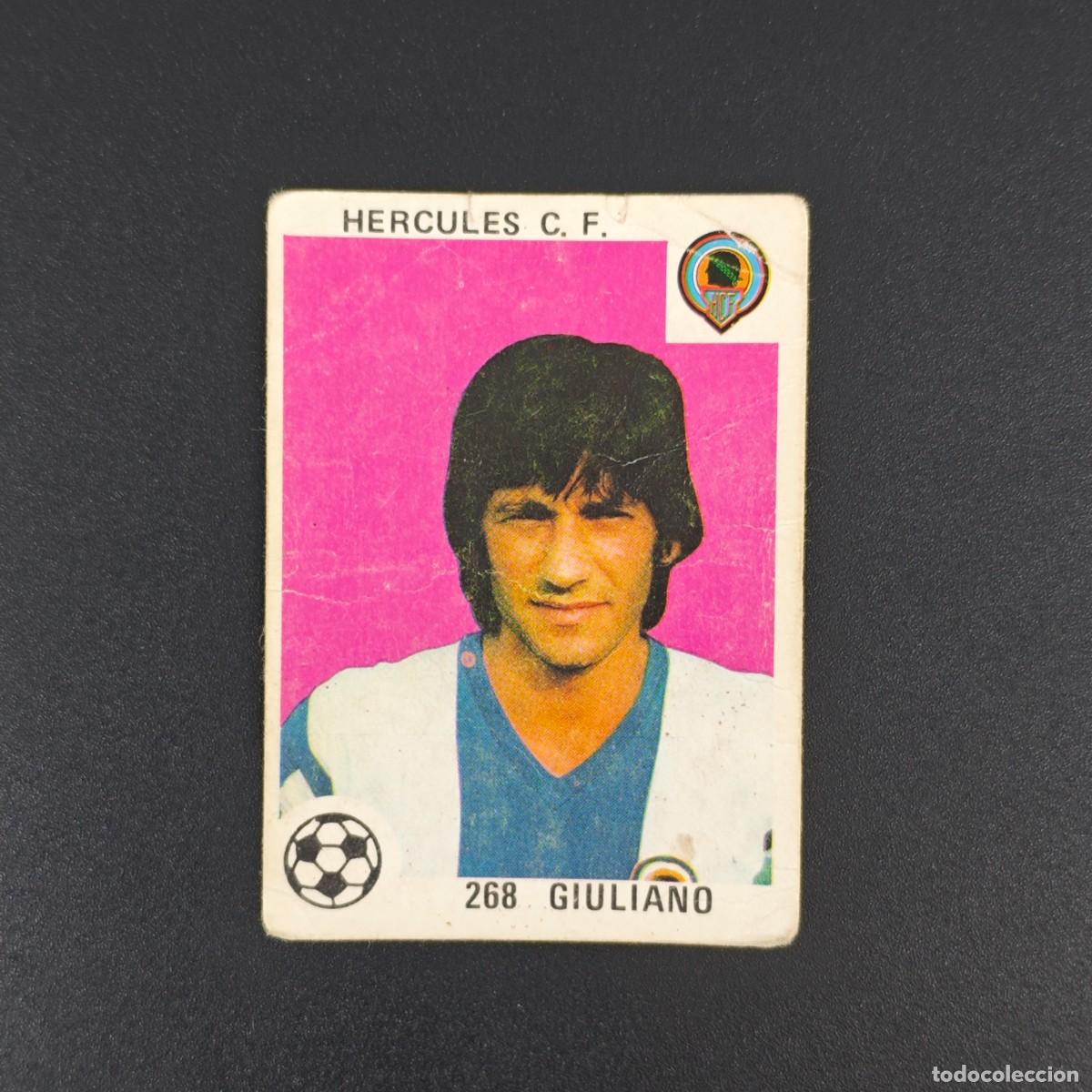 Cromos de F&uacute;tbol: CROMO LIGA ESPA&Ntilde;OLA MAGA 268 GIULIANO HERCULES NUNCA PEGADO SIN PEGAR 78 79 1978 1979 RA526