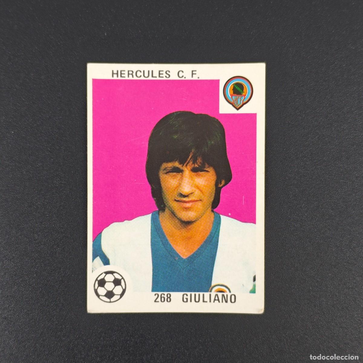 Cromos de F&uacute;tbol: CROMO LIGA ESPA&Ntilde;OLA MAGA 268 GIULIANO HERCULES NUNCA PEGADO SIN PEGAR 78 79 1978 1979 RA526
