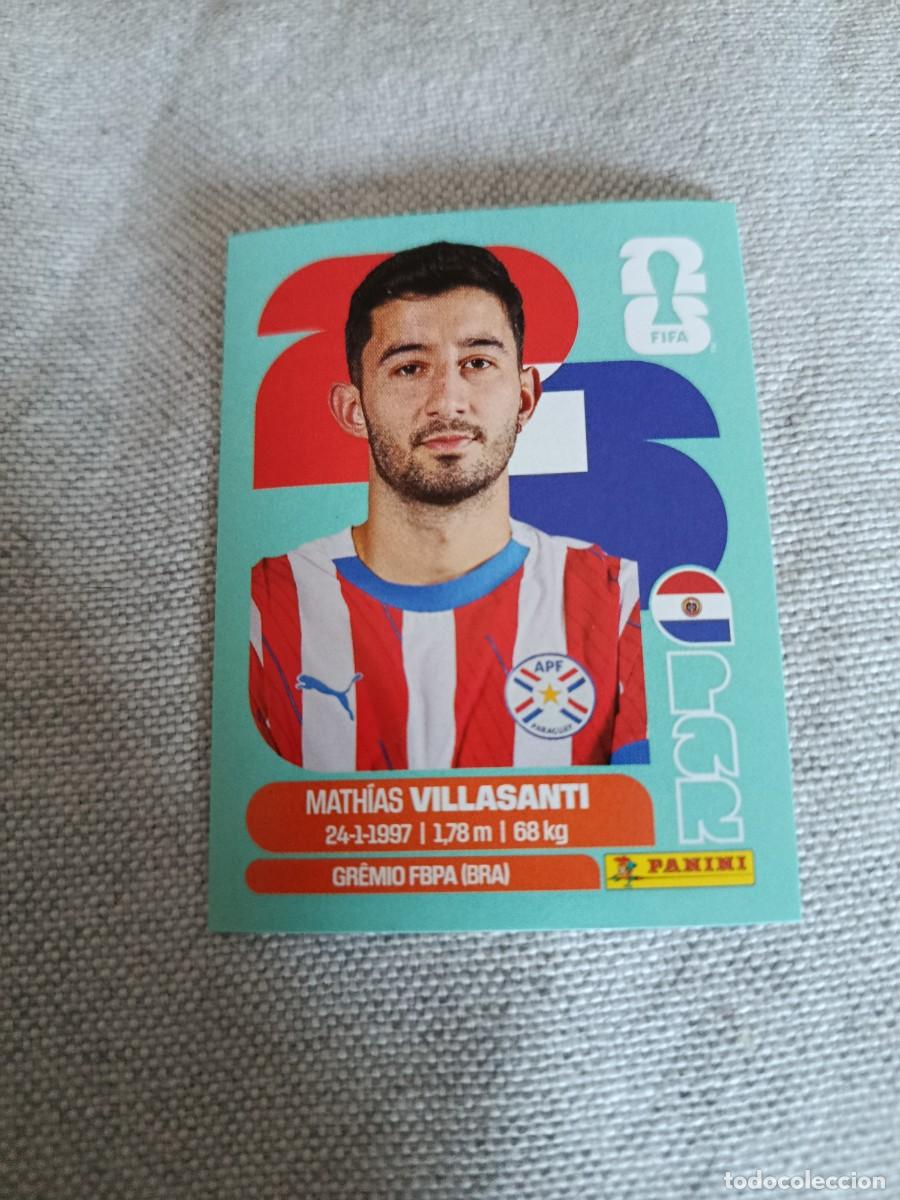 Cromos de F&uacute;tbol: Panini Mundial 2026 Estados Unidos-Mexico. 9- Villasanti. Paraguay. Nunca pegado.