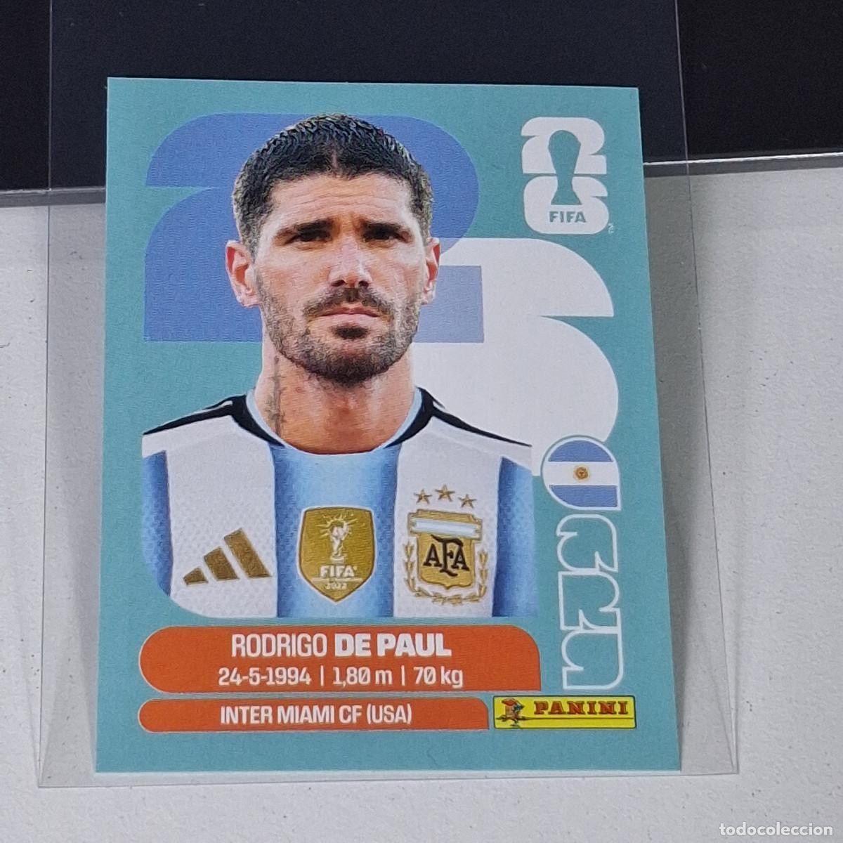 Cromos de F&uacute;tbol: B7 ARG10 RODRIGO DE PAUL 10 ARGENTINA ARG MUNDIAL FIFA WORLD CUP 2026 STICKER PANINI
