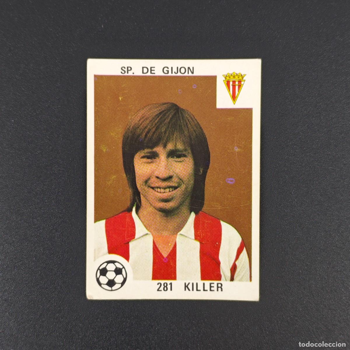 Cromos de F&uacute;tbol: CROMO LIGA ESPA&Ntilde;OLA MAGA 281 KILLER SPORTING GIJON NUNCA PEGADO SIN PEGAR 78 79 1978 1979 RA526