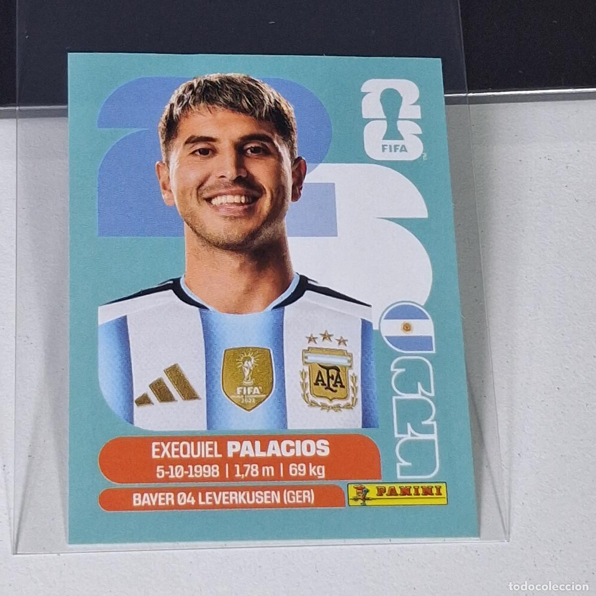 Cromos de F&uacute;tbol: B7 ARG11 EXEQUIEL PALACIOS 11 ARGENTINA ARG MUNDIAL FIFA WORLD CUP 2026 STICKER PANINI
