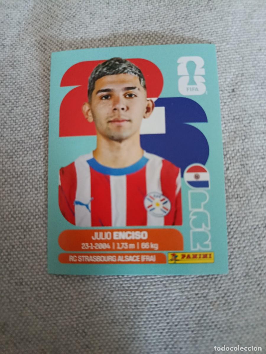 Cromos de F&uacute;tbol: Panini Mundial 2026 Estados Unidos-Mexico. 15- Enciso. Paraguay. Nunca pegado.