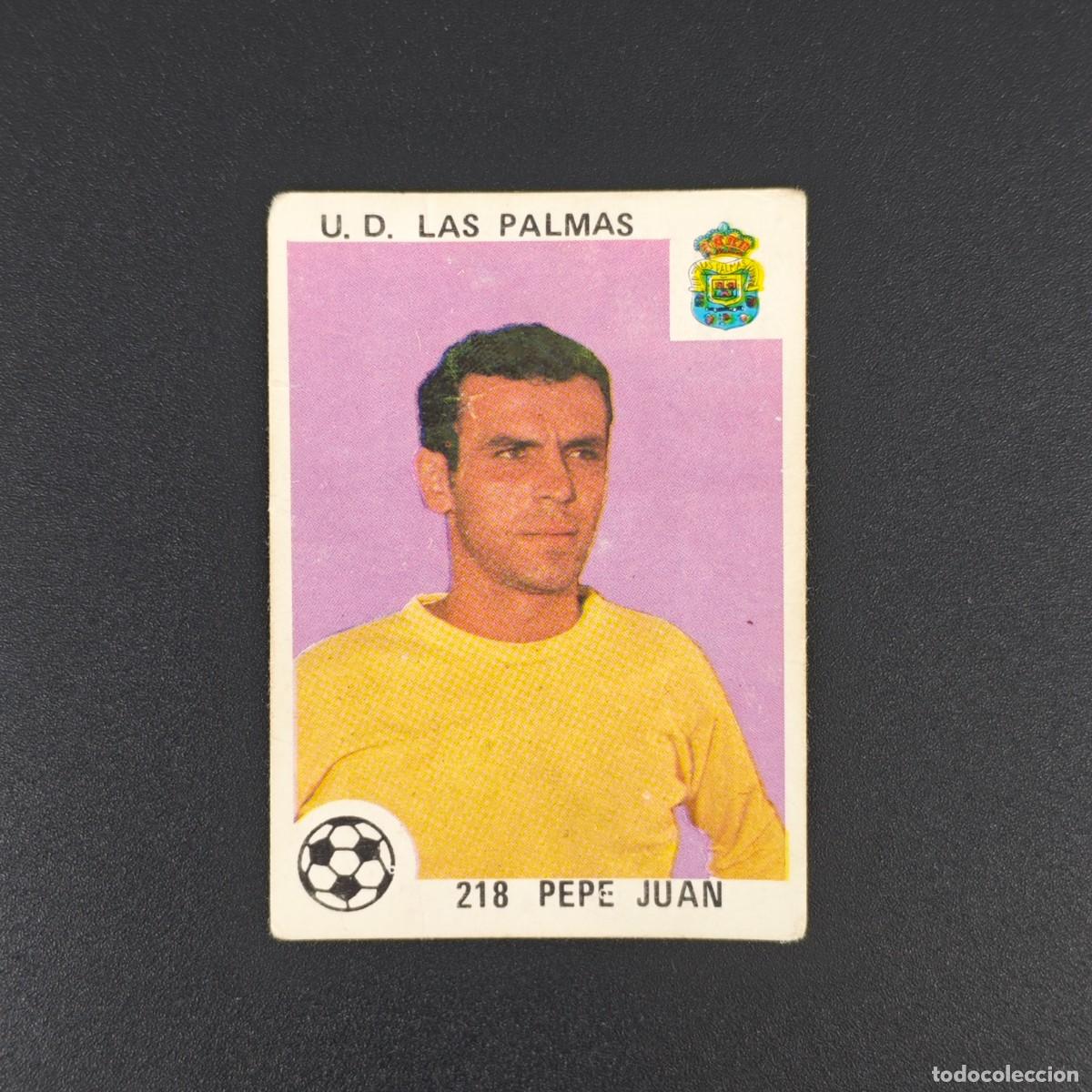 Cromos de F&uacute;tbol: CROMO LIGA ESPA&Ntilde;OLA MAGA 218 PEPE JUAN U. D. LAS PALMAS NUNCA PEGADO SIN PEGAR 78 79 1978 1979 RA526
