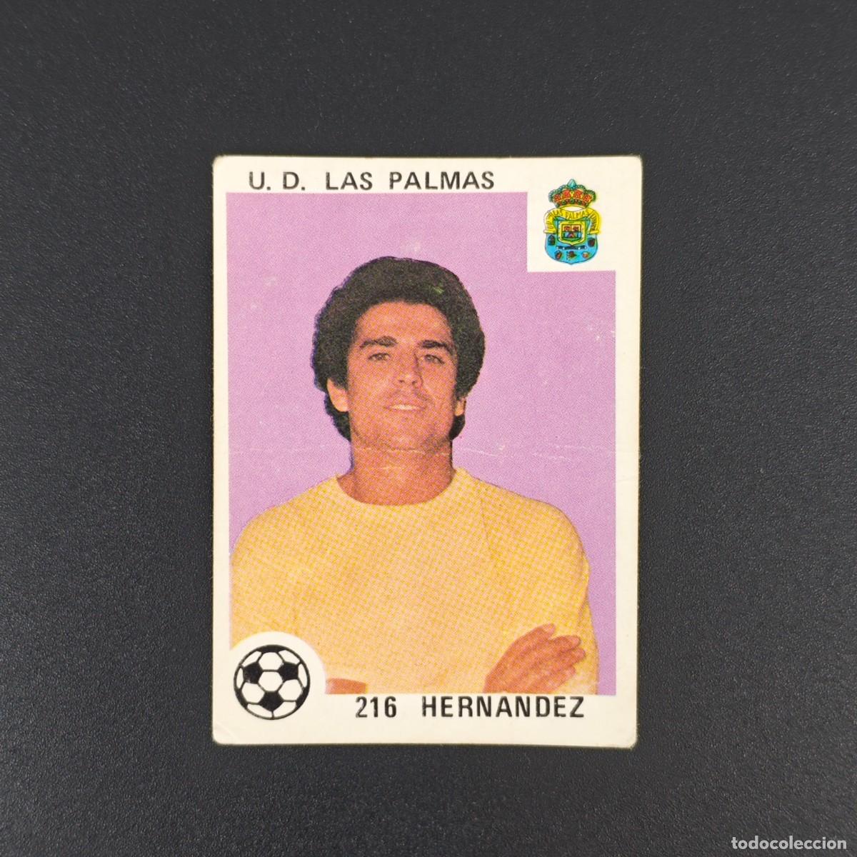 Cromos de F&uacute;tbol: CROMO LIGA ESPA&Ntilde;OLA MAGA 216 HERNANDEZ U. D. LAS PALMAS NUNCA PEGADO SIN PEGAR 78 79 1978 1979 RA526